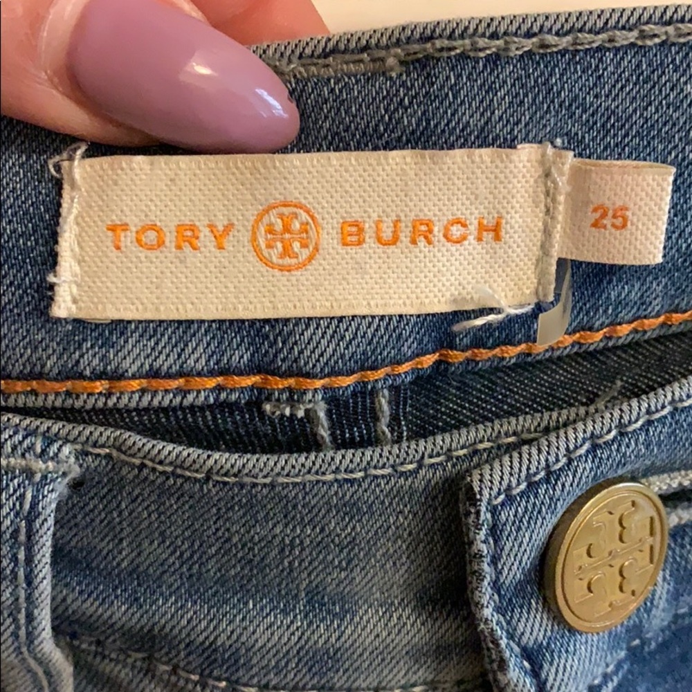 Tory Burch Cropped Mid Rise - Picture 4 of 4